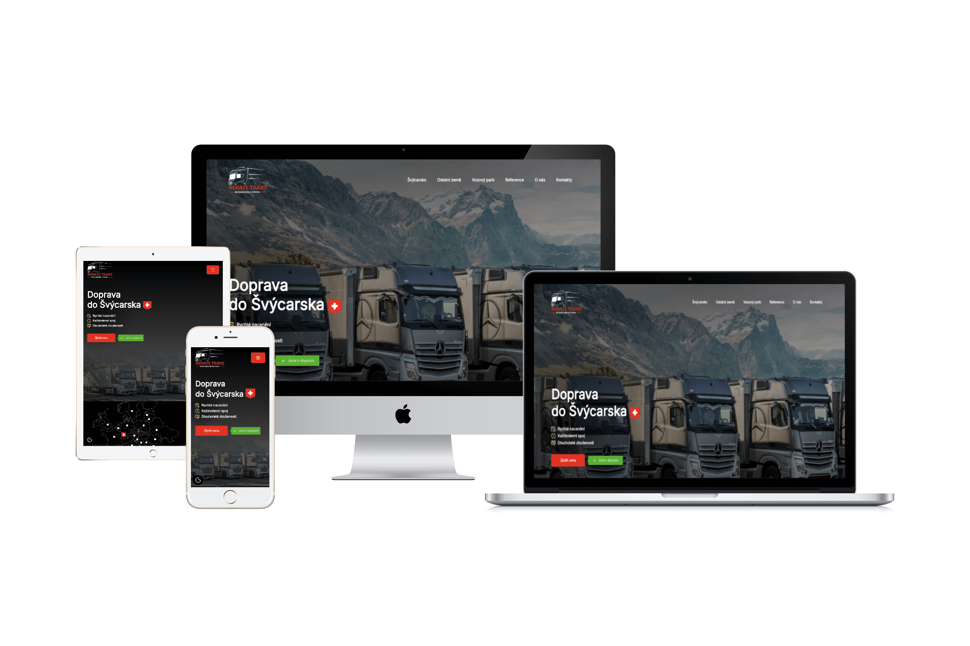 Tvorba webových stránek pro RENATE Trans Tvorba webových stránek pro RENATE Trans