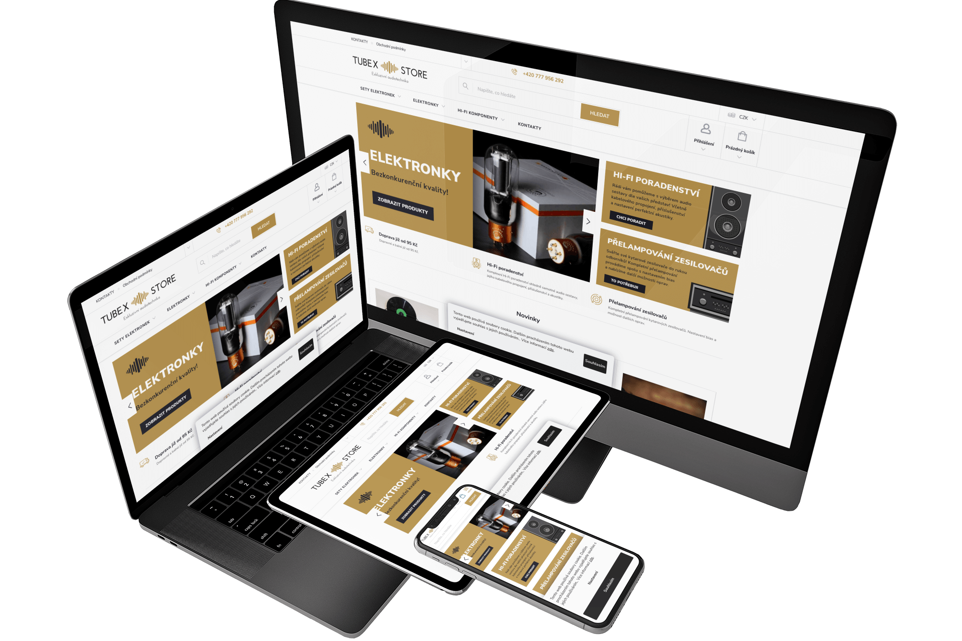 Tvorba e-shopu tubex-store.cz