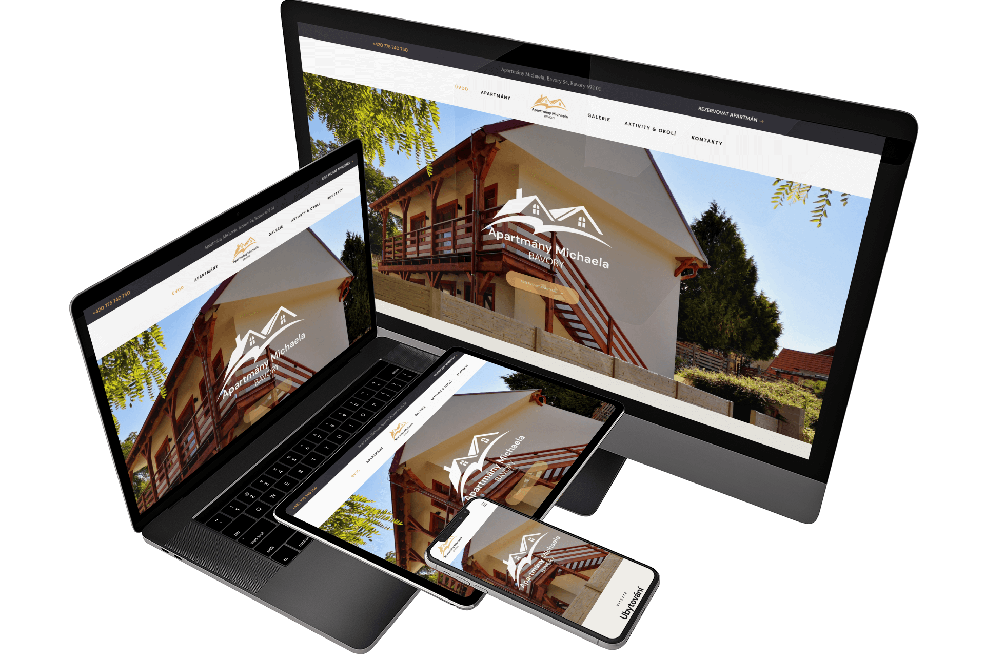 Tvorba webu michaela-bavory.cz